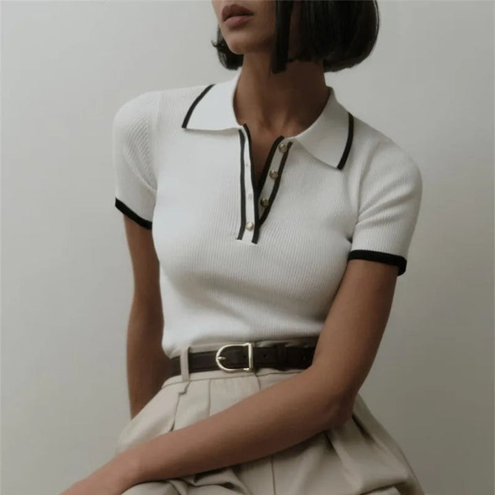 Eliana Ribbed Knit Top