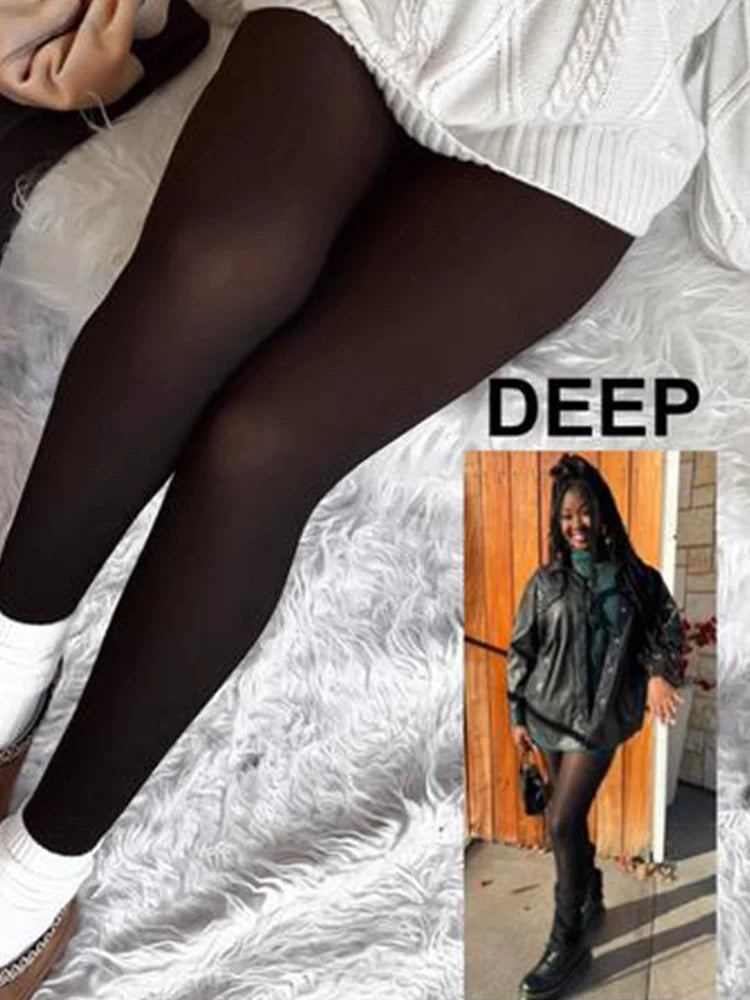MAGIC Bare-Leg Look Fleece Lined Tights