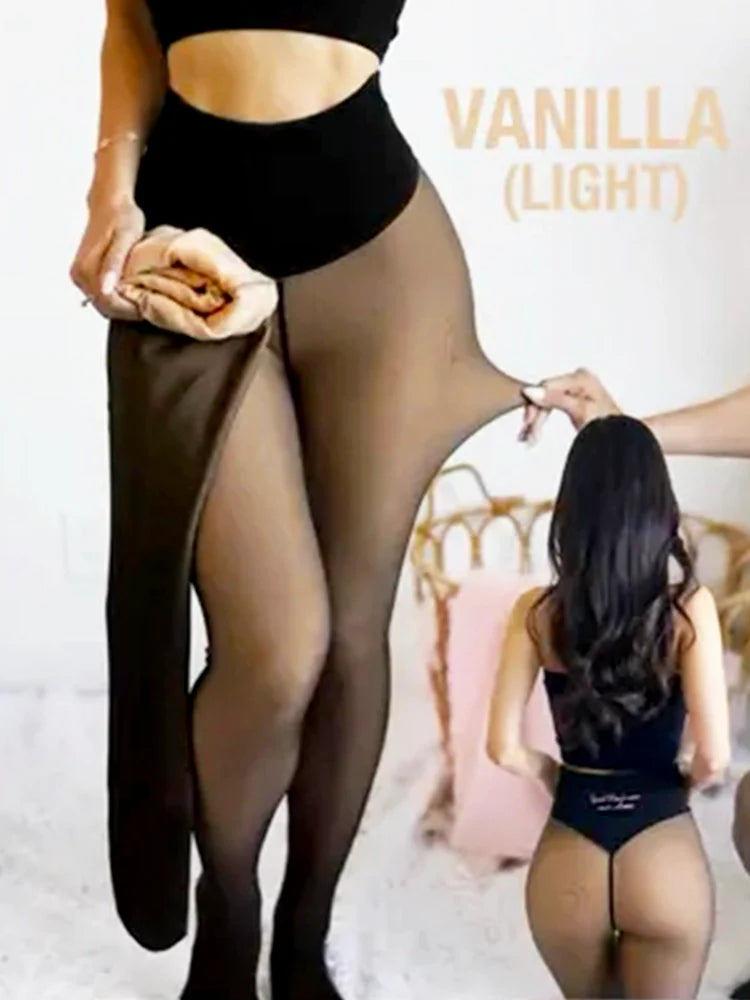 MAGIC Bare-Leg Look Fleece Lined Tights