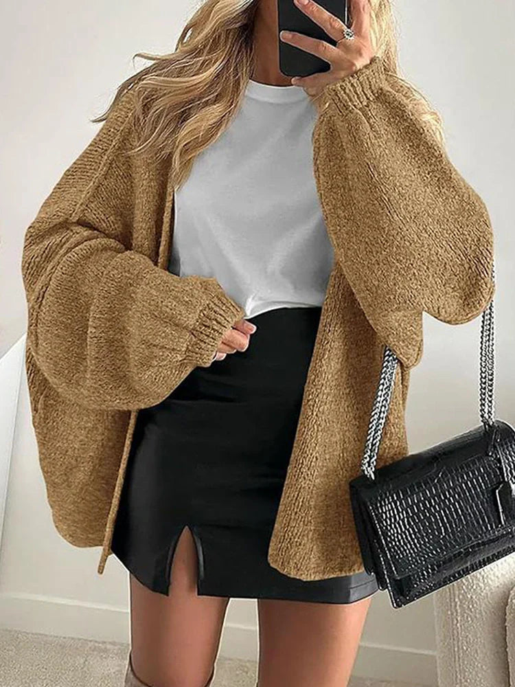 Women’s Oversized Knit Cardigan Sweater