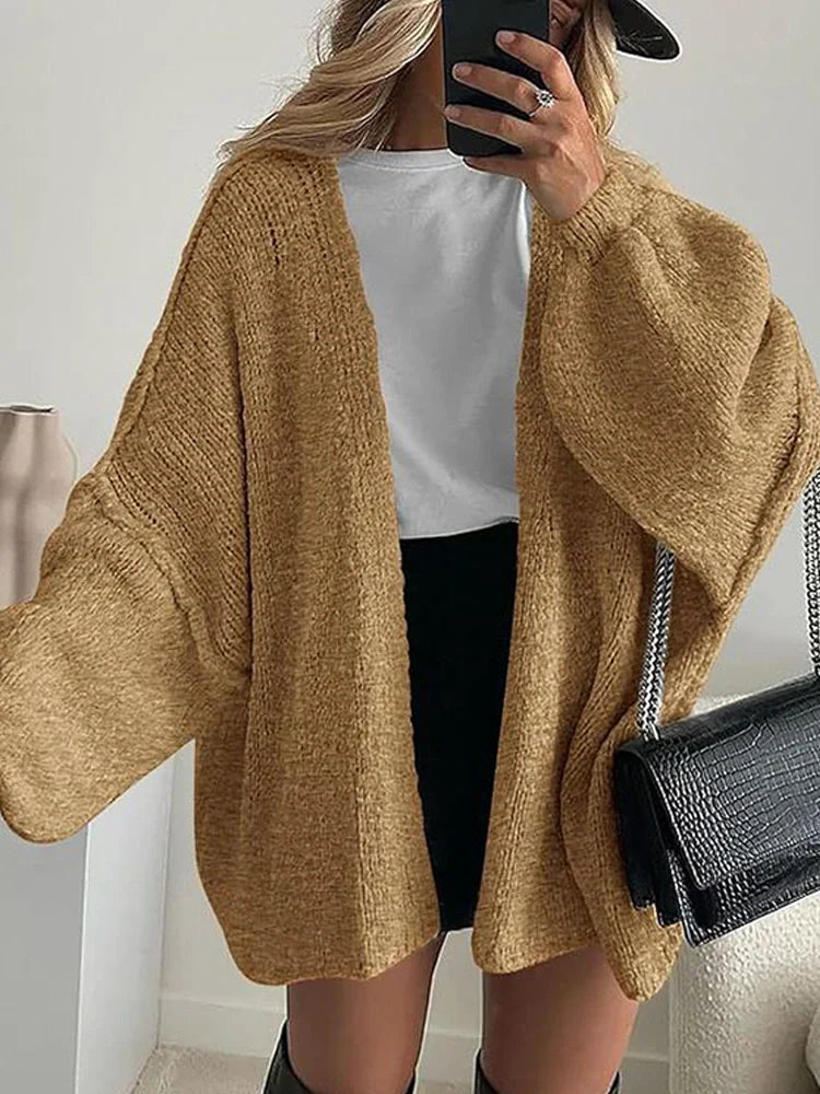 Women’s Oversized Knit Cardigan Sweater
