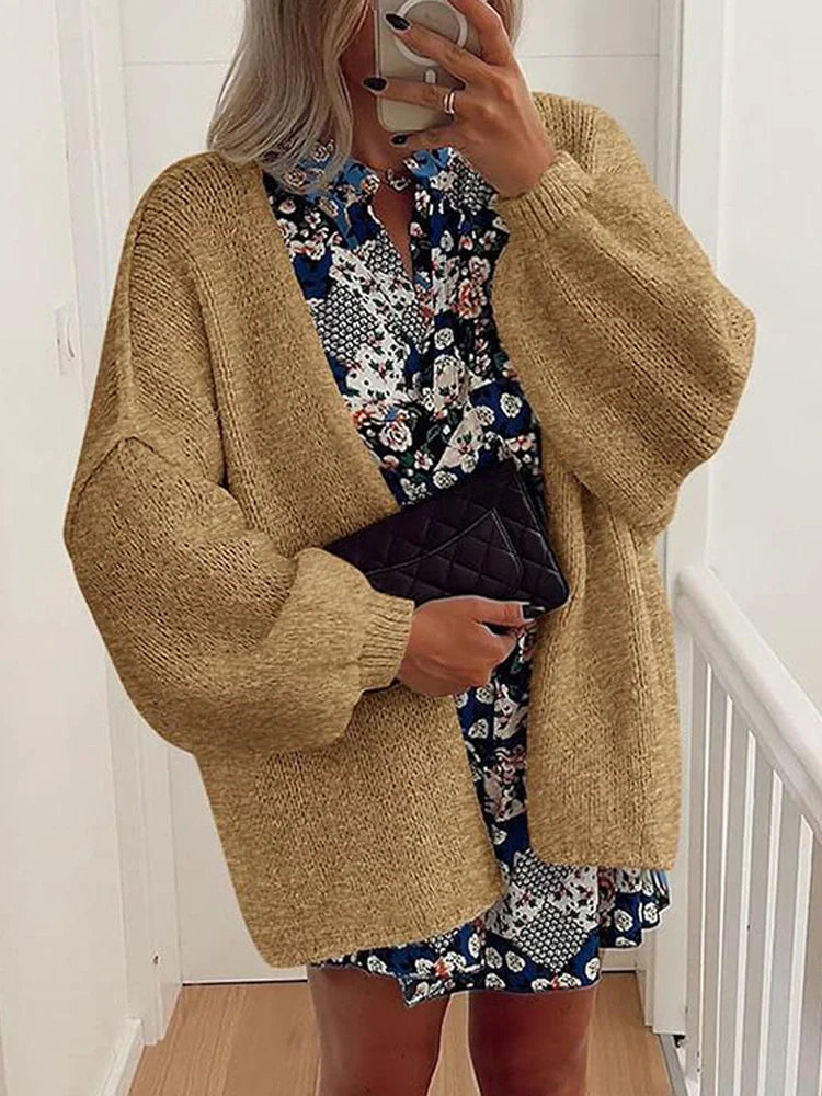 Women’s Oversized Knit Cardigan Sweater