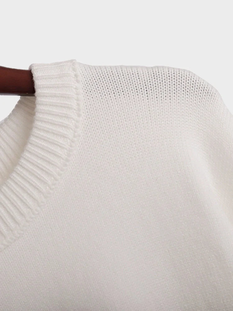 Long Sleeve Crew Neck Knit Oversized Sweater