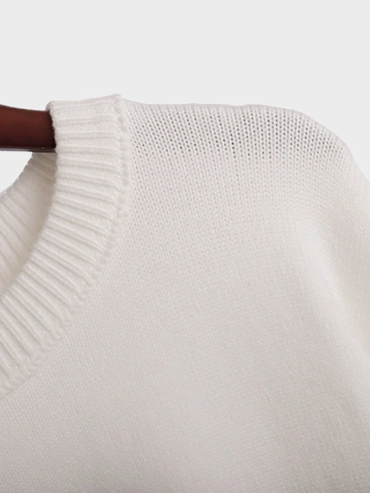 Long Sleeve Crew Neck Knit Oversized Sweater