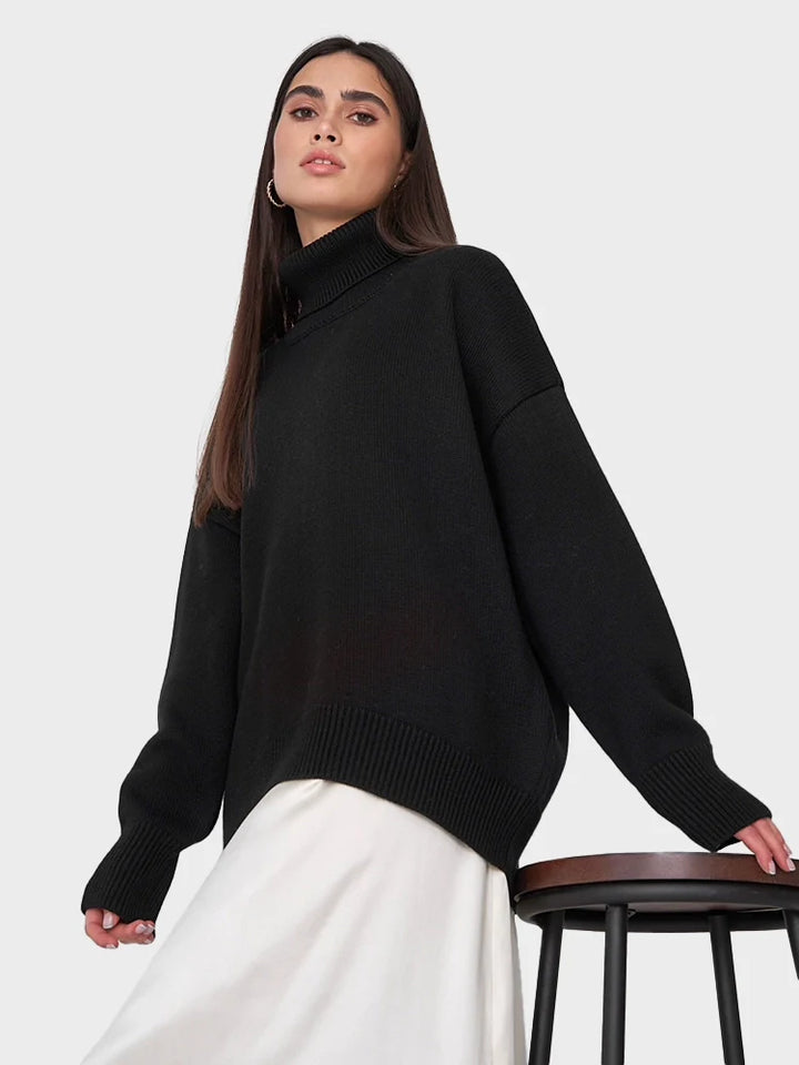 Women's  Turtleneck Oversized  Sweaters
