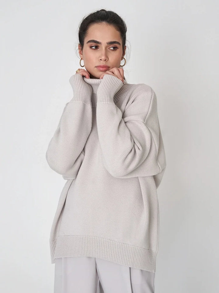 Women's  Turtleneck Oversized  Sweaters