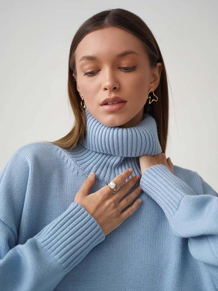 Women's  Turtleneck Oversized  Sweaters