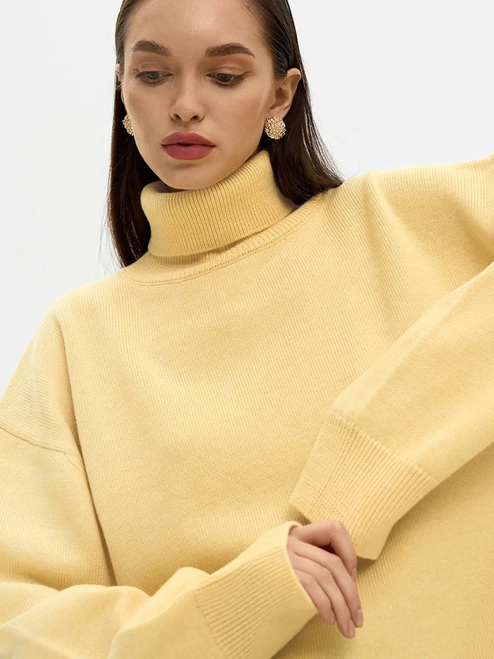Women's  Turtleneck Oversized  Sweaters