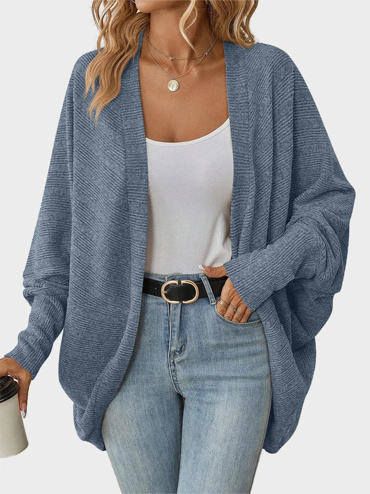 Women's Batwing Sleeve V-Neck Knit Cardigan