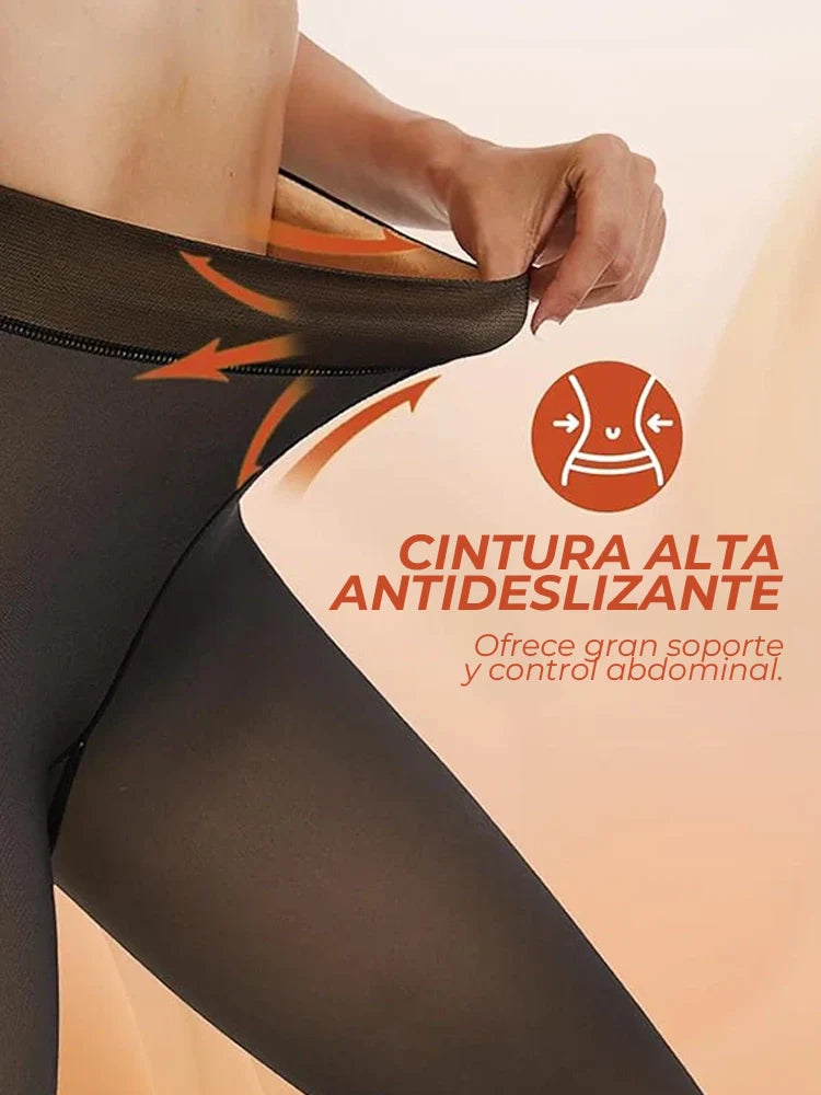 Pantimedias MAGIC efecto pierna al desnudo con forro polar