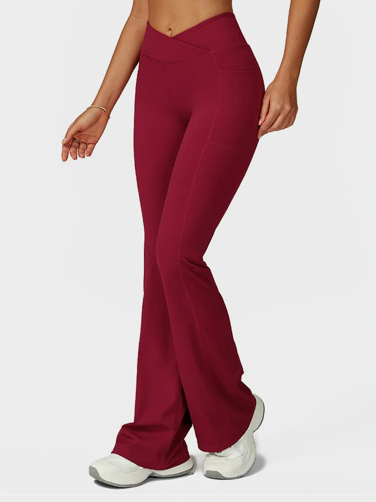 MAGIC CURVE High-Waist Flare Lounge Pants
