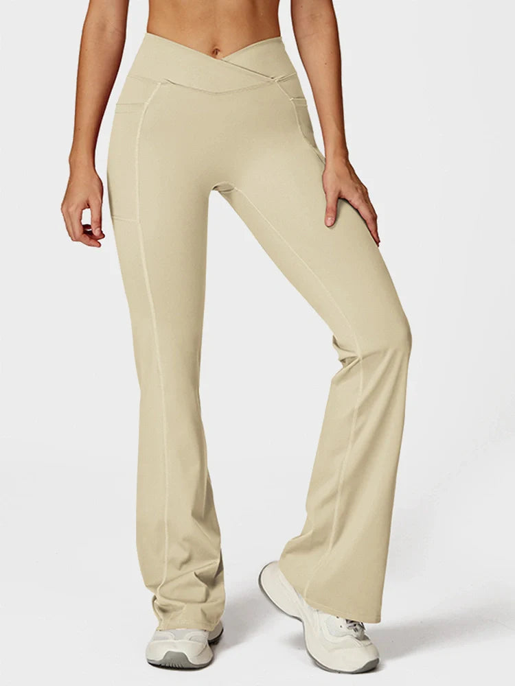MAGIC CURVE High-Waist Flare Lounge Pants