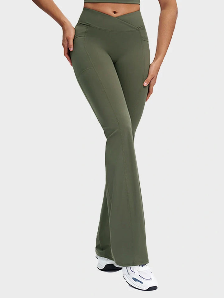MAGIC CURVE High-Waist Flare Lounge Pants