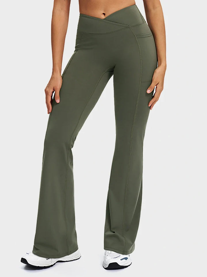MAGIC CURVE High-Waist Flare Lounge Pants