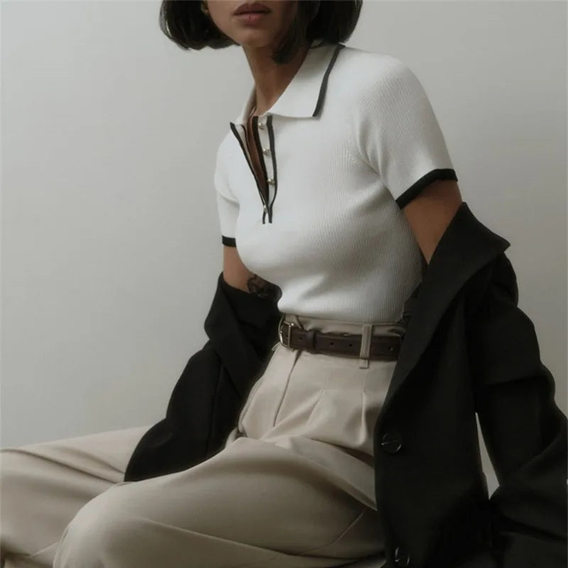 Eliana Ribbed Knit Top