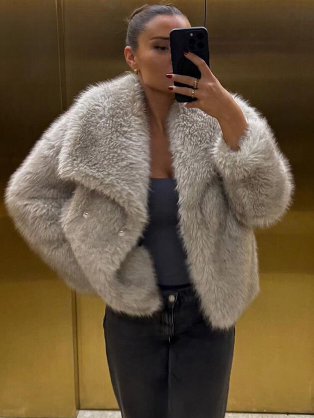 Giorgia Luxe Faux Fur Jacket