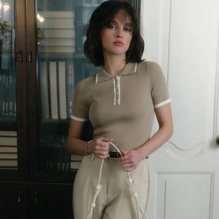 Eliana Ribbed Knit Top