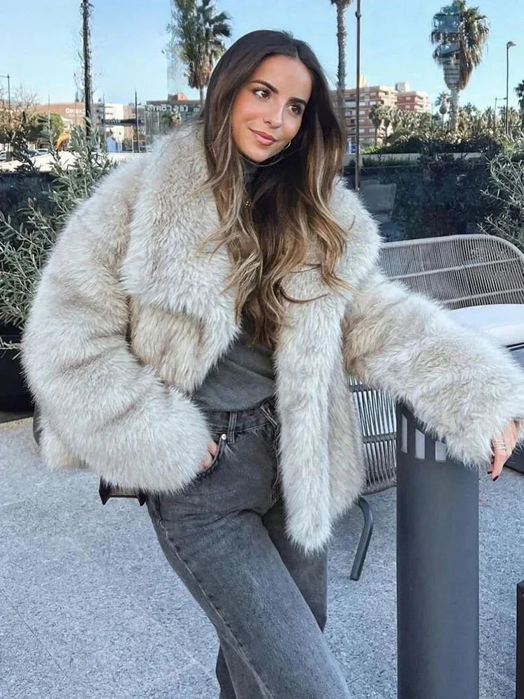 Giorgia Luxe Faux Fur Jacket