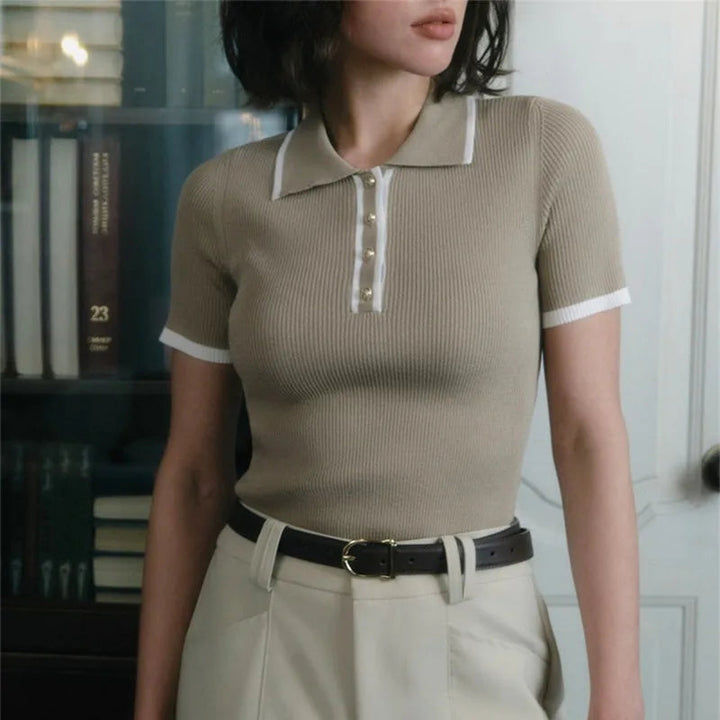 Eliana Ribbed Knit Top