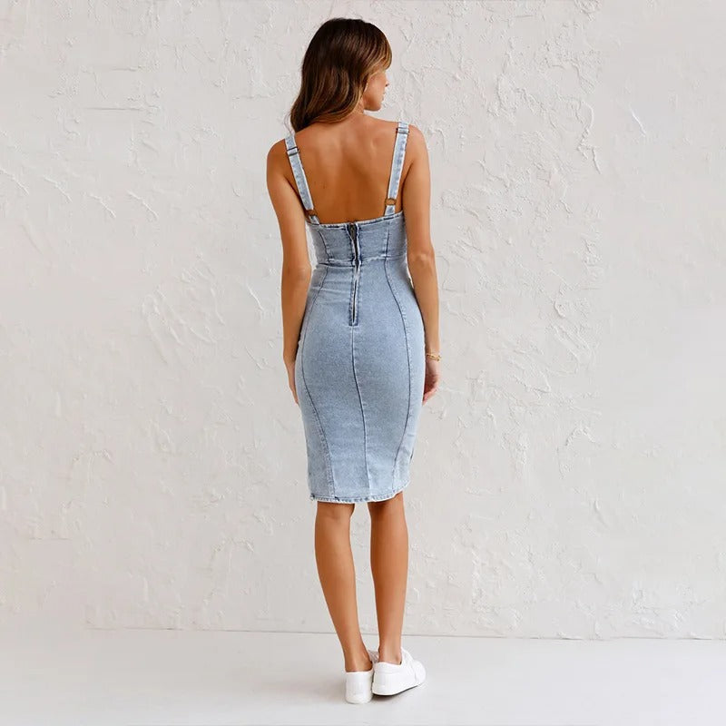 Jane | Stylish Casual Denim Dress