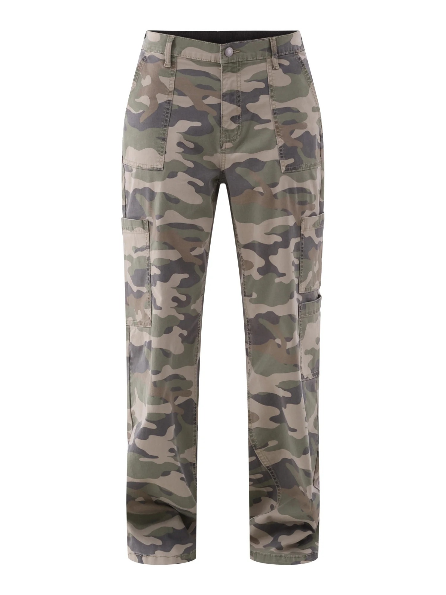 Camouflage Wide-leg Overalls