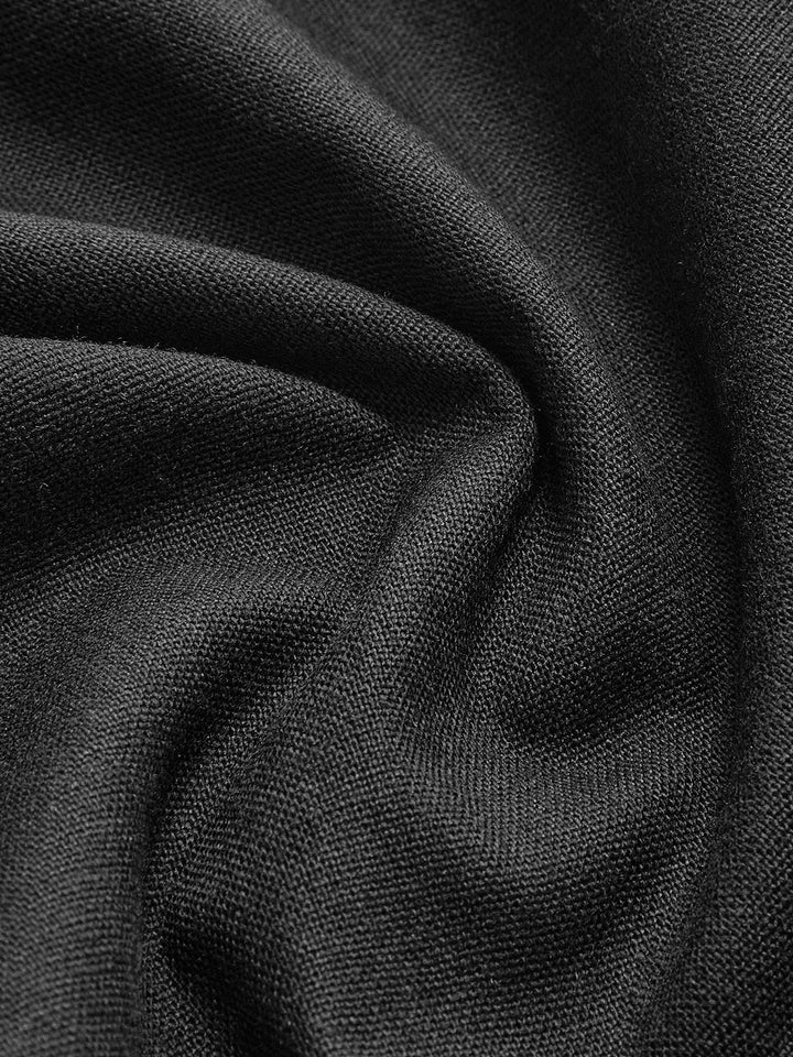 Rust Linen-Blend Vest & Trousers Set