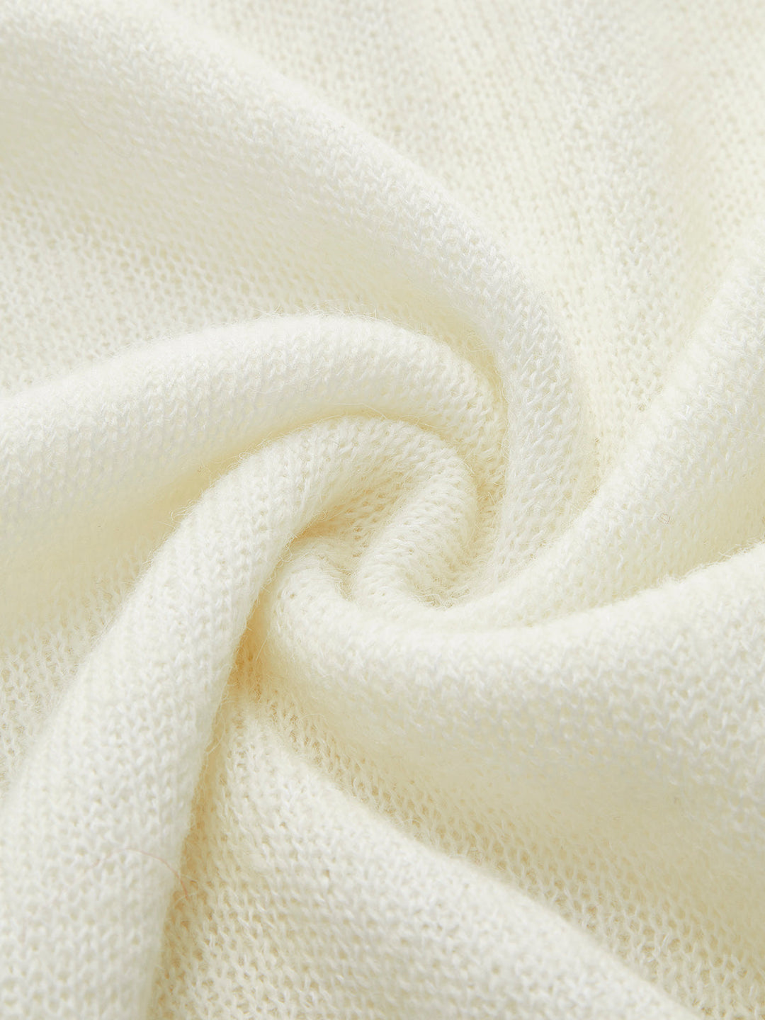 Hollow Draped Snug Knit Top