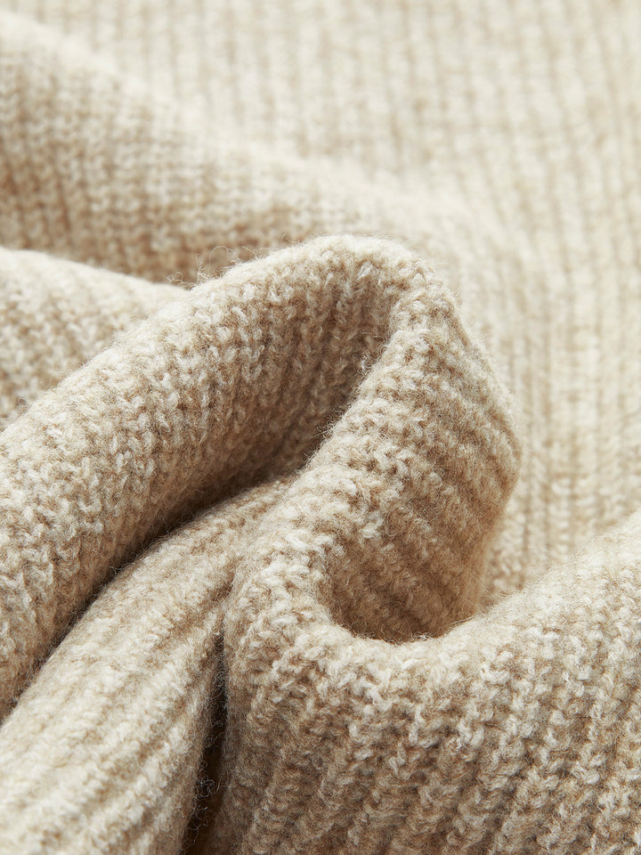 Wool-Blend Zipper Sweater Co-ords