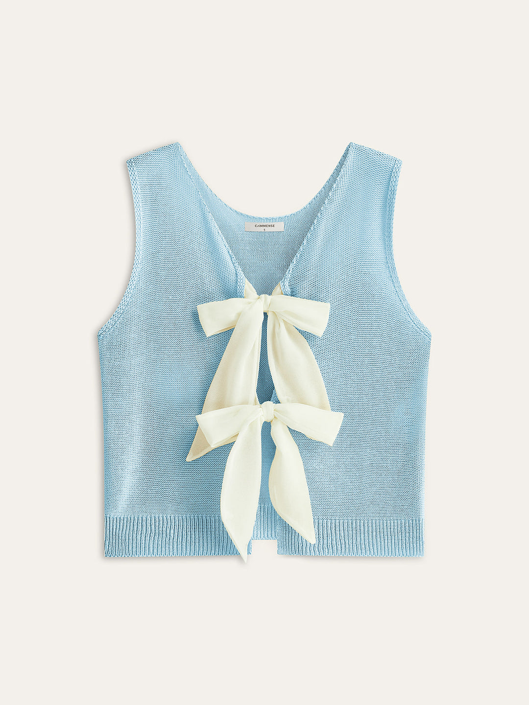Bow Tie Knit Top