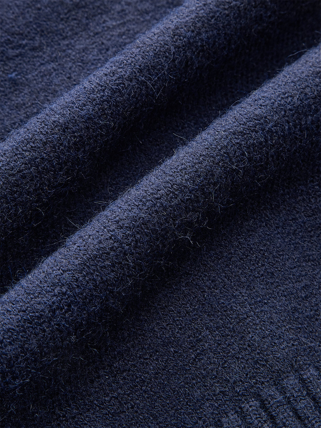 Denim Collar Buttoned Sweater