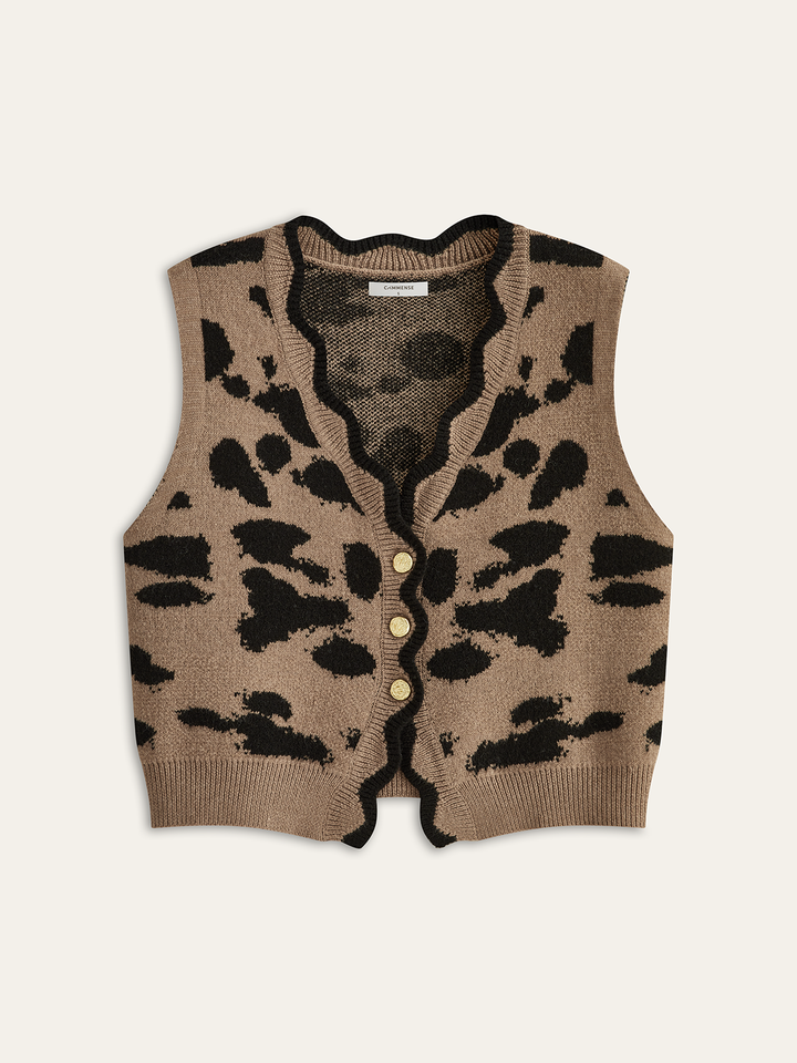 Leopard Print Cardigan