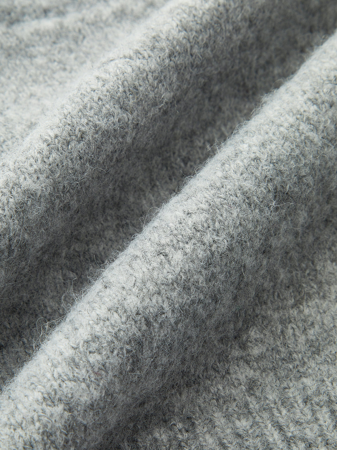 Metal Button Wool Blend Cardigan