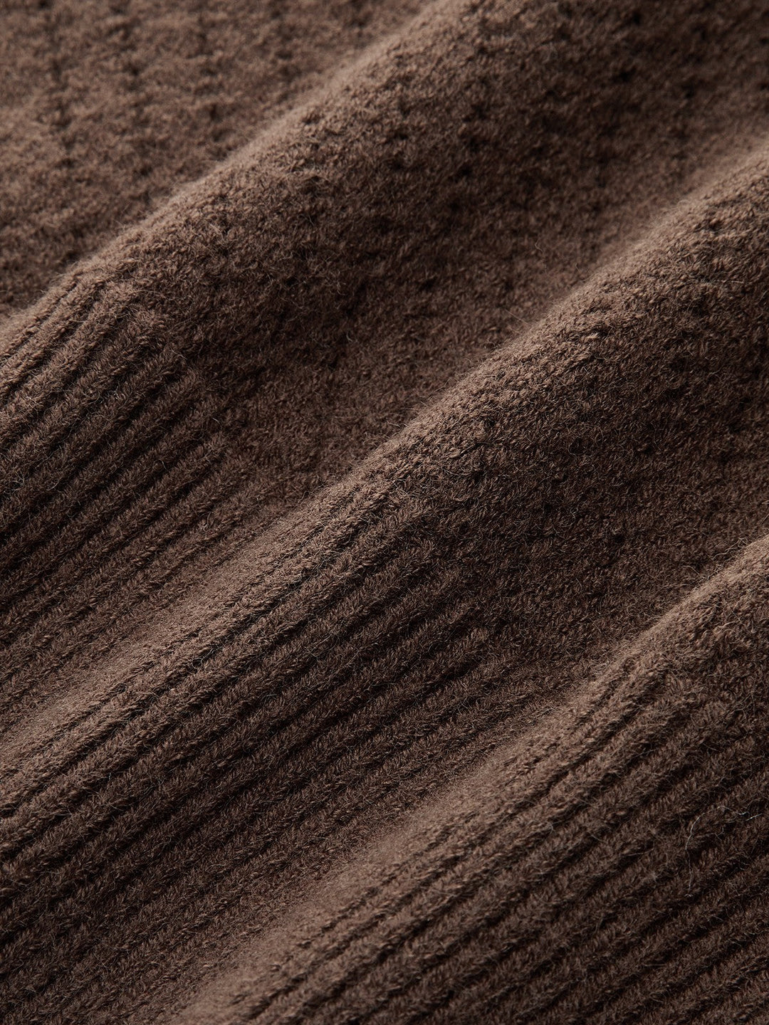 Metal Detail V-Neck Cinched Waist Sweater