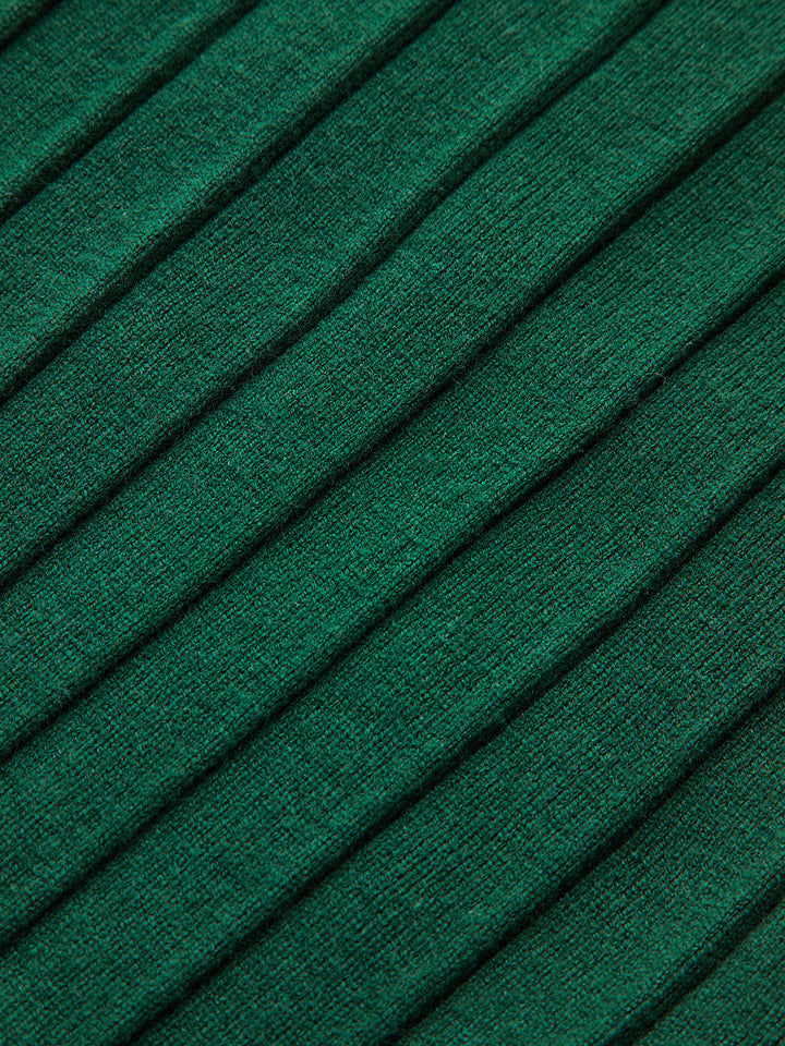 Metal Detail Cap Sleeve Ribbed Knit Vest