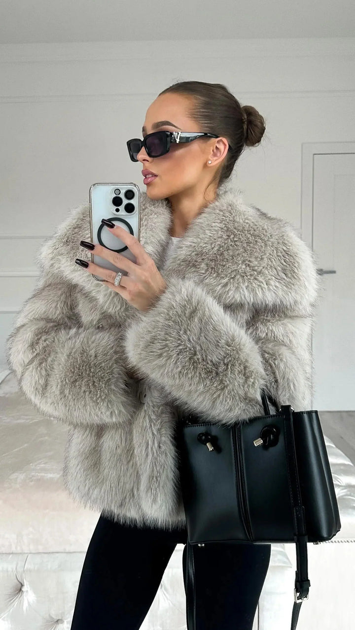 Giorgia Luxe Faux Fur Jacket