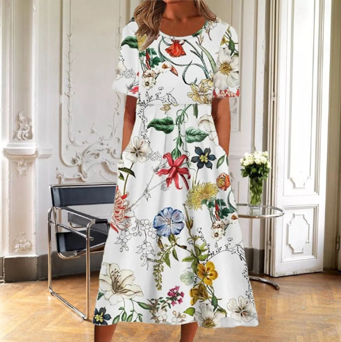 Faith | Comfortable Summer Floral Dress