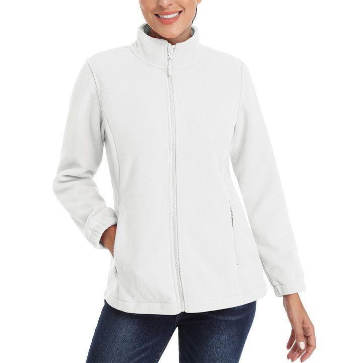 Women's Fleece Jacket - Soft & Warm Zip-Up Winter Coat
