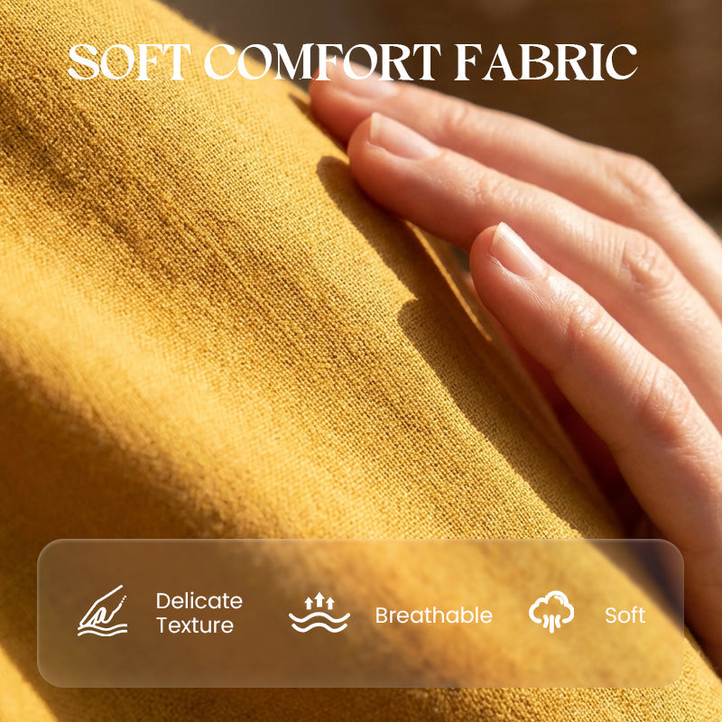 📢 Limited Time 70% OFF👗Women's Loose Fit Round Neck Midi Dress with Pockets-Effortless Comfort & Everyday Elegance✨