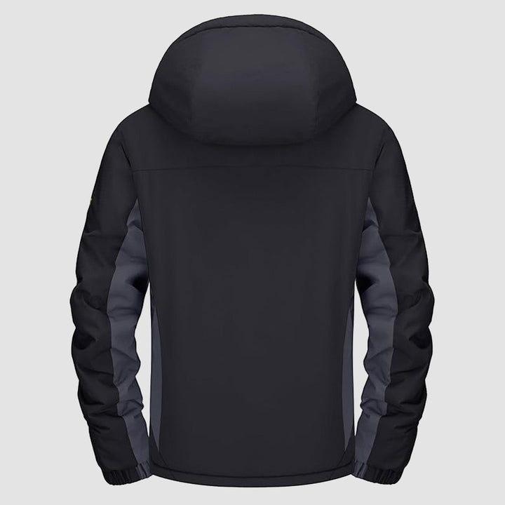 Women's Waterproof Fleece-Lined Ski Jacket with Hood