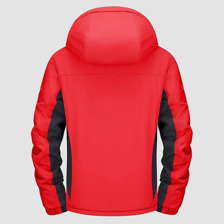 Women's Waterproof Fleece-Lined Ski Jacket with Hood